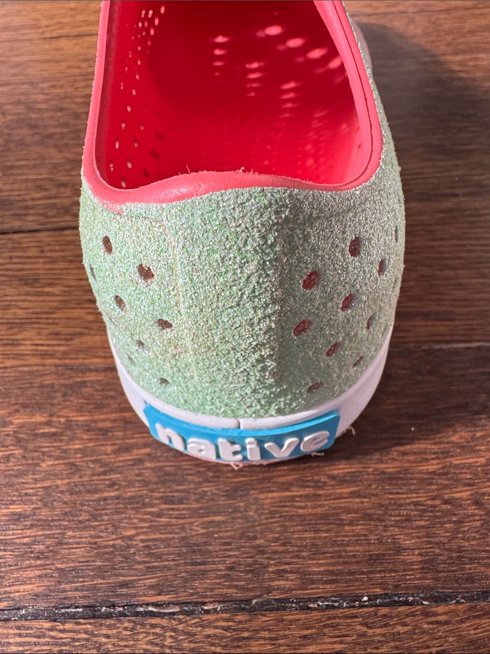 Native Kids Watermelon Pink and Green size 4 - Picture 3 of 5